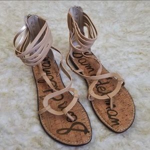 Sam Edelman Nude Glenda Gladiator Sandals